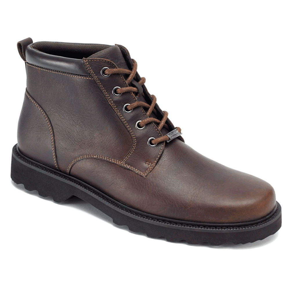 Botas Rockport Hombre Mexico - Northfield Waterproof Plain Toe Marrom Oscuro - DPYOM5824